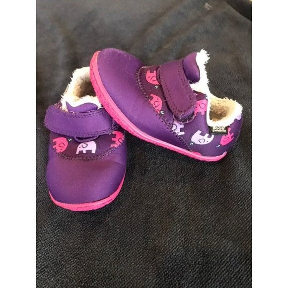 Bogs Little Girl Elephant Size 7 Shoes - Picture 1 of 7